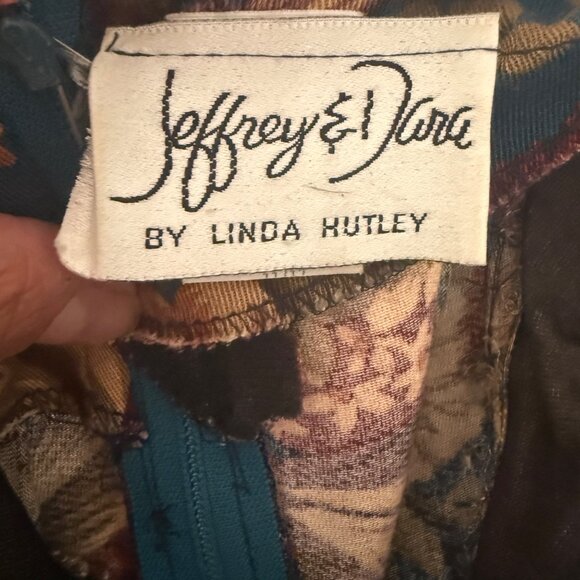 Jeffrey & Dara Vintage Floral Wrap Maxi Dress  Size 11/12 - Picture 7 of 8